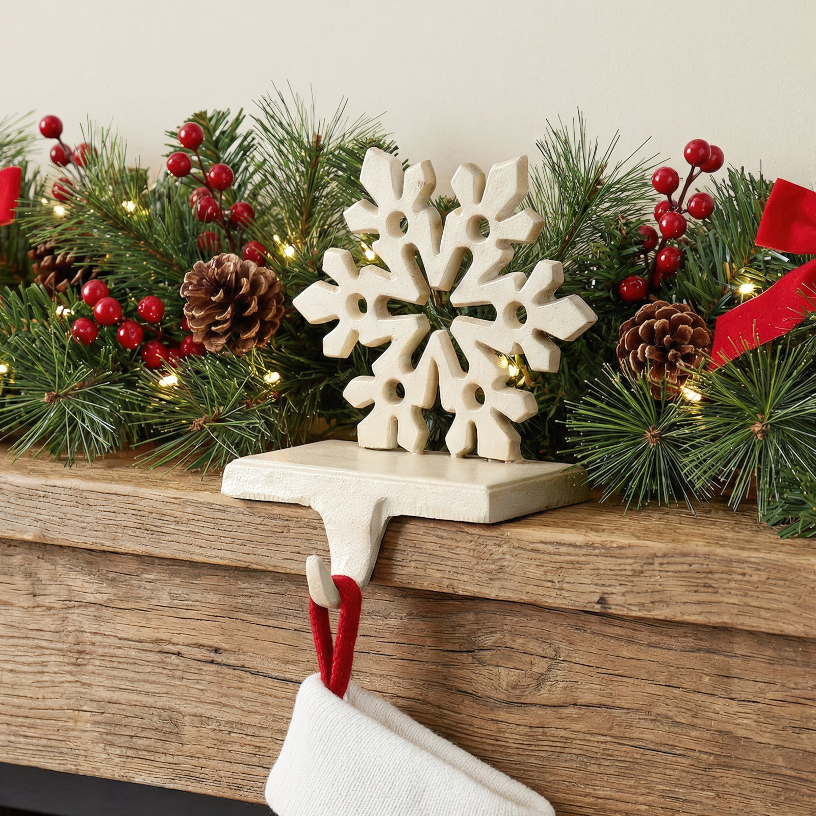 Snowflake Stocking Holder