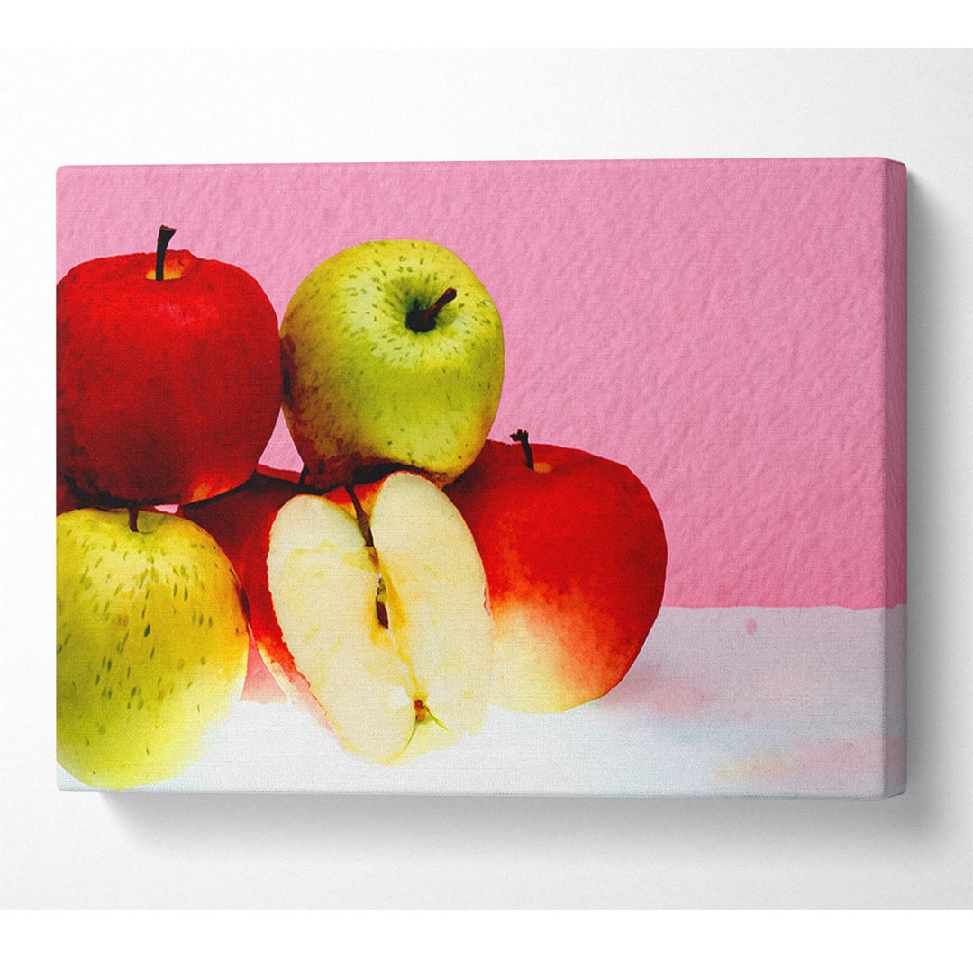 Apple Surprise - Kunstdrucke auf Leinwand - Wrapped Canvas