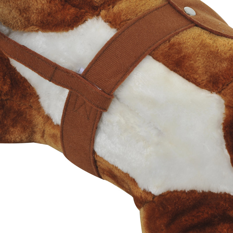 Dorr Rocking Horse Kids Ride On Walking Pony Toy for 2 Years+, Brown