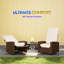 Fauteuil inclinable pivotant confortable en osier-651518965-651518967