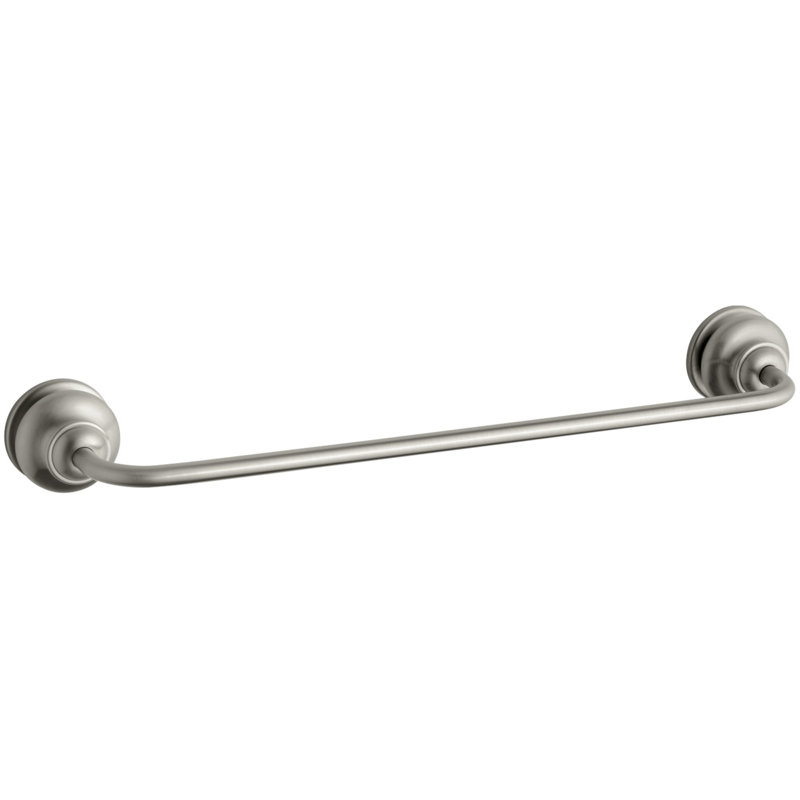 Fairfax Wall Mounted Towel Bar, Vibrant Brushed Nickel, 18"W