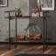 Chariot-bar industriel moderne avec roulettes et tablettes-1636319638