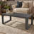 Sleek Rectangular Aluminum Outdoor Coffee Table