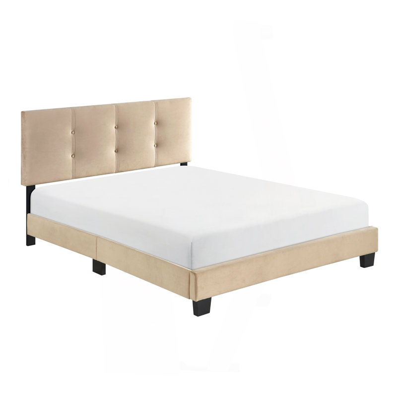 Mobilier de chambre à coucher 1pc, Marron clair, Lit double