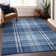 Premium Machine Washable Prisco Navy Rug