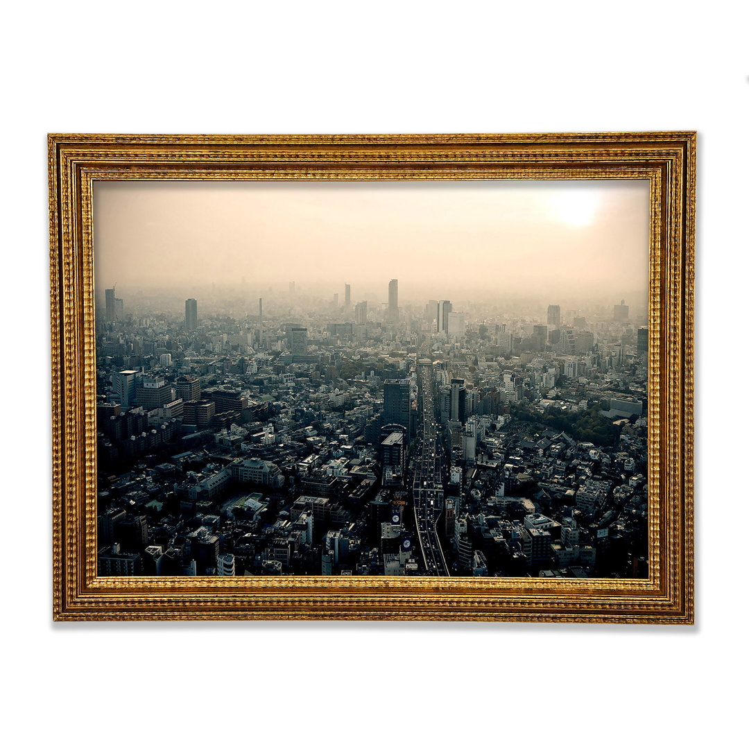 Tokyo Smog - Einzelne Bilderrahmen Kunstdrucke