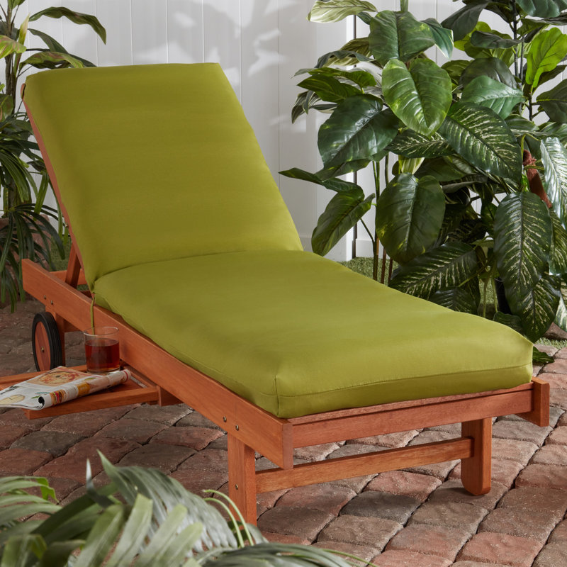 Coussin de chaise longue d'extérieur, Kiwi