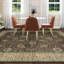 Tapis en laine brun Esco One-of-a-Kind
