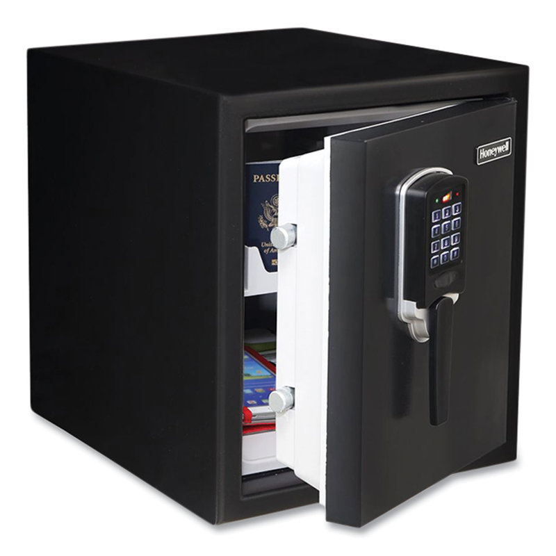 Black Medium Steel Fireproof Waterproof Digital Safe