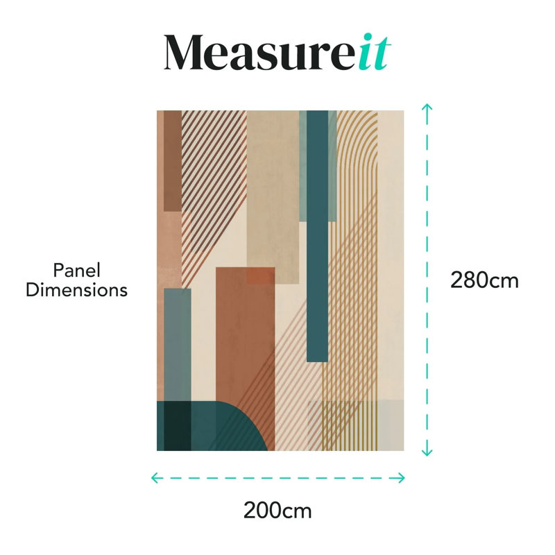 Superfresco Easy Graphic Print To Order Fixed Size 2.8m x 3m Mural, Green