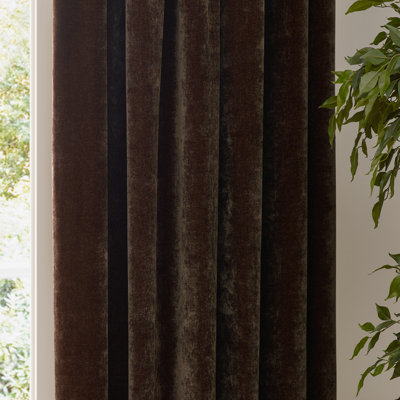 Heavy Chenille Blackout Curtain Panel Pair