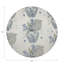 Monkey Small Jungle Vegan Leather Round Pebble Placemat-50817581