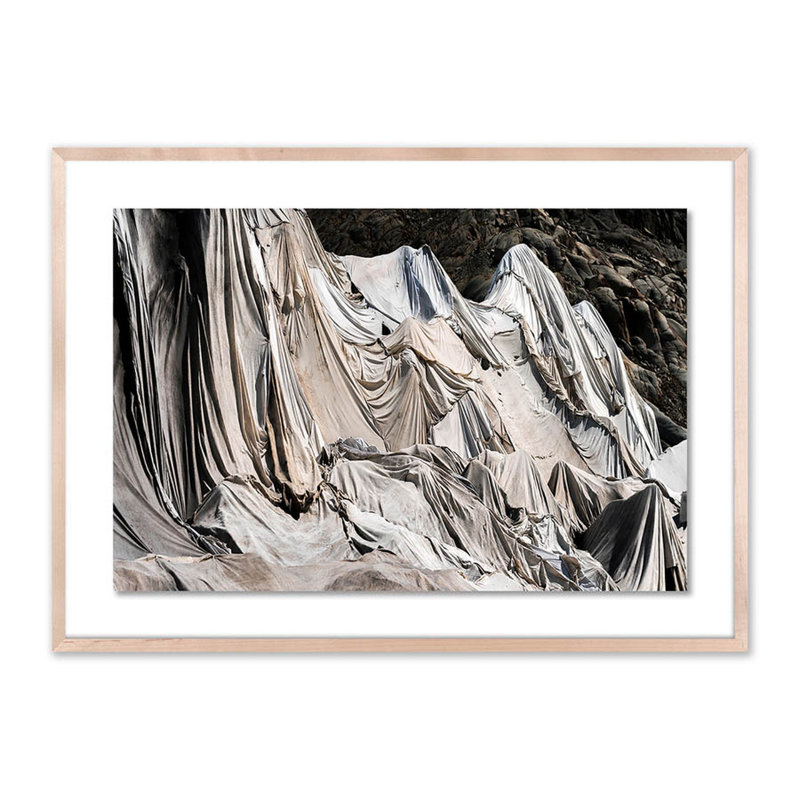 Behind The Cold Veil I Print by Michael Schauer, Natural, 29" H x 40" W x 2.5" D