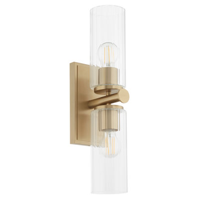 Juniper 2 Light Wall Mount |Aged Brass