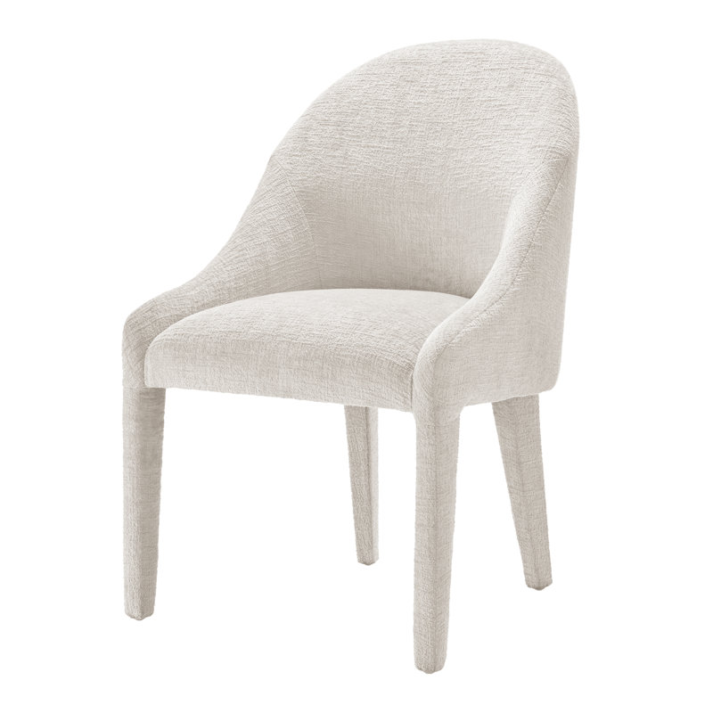 Kemanie Fabric Dining Side Chair, Seville Beige, Beige
