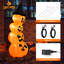 Ensemble gonflable de citrouille d'Halloween Costway