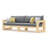 Sehrish 8 Piece Sunbrella Sofa Seating Group with Cushions-967069886