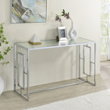 Derinna 48'' Glass Top Console Table