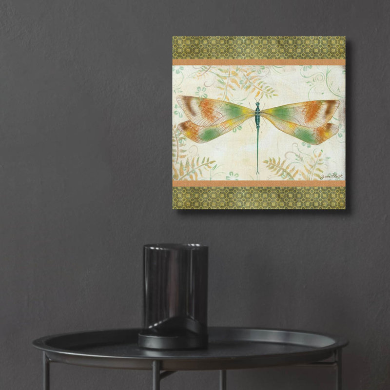 «Lebellule-a» par Jean Plout, art mural en verre acrylique, 12 po x 12 po, 12 po x 12 po
