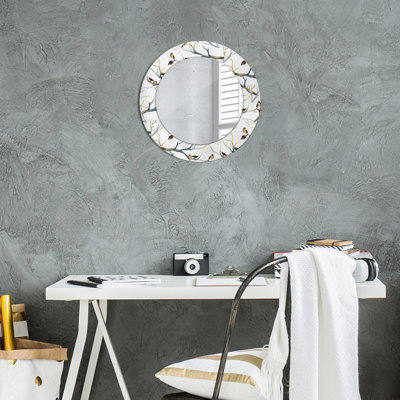 Huldar Glass Flat Wall Mirror