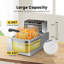 Friteuse électrique 2500 W 10,6 Qt avec panier amovible 6,3 Qt