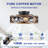 19" Caged Flush Mount Ceiling Fan With Light Kit, Remote Control, Dc Motor, 6 Speed, Reversible, Timer, Matte Black, Bulbs Not Included