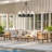 Knowle 10 - Light Dimmable Outdoor Ceiling Lighting Wagon Wheel Chandelier