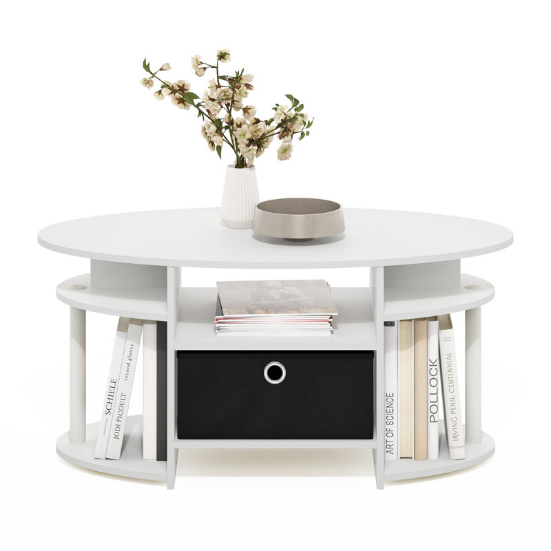 Nyerere Floor Shelf Coffee Table with Storage