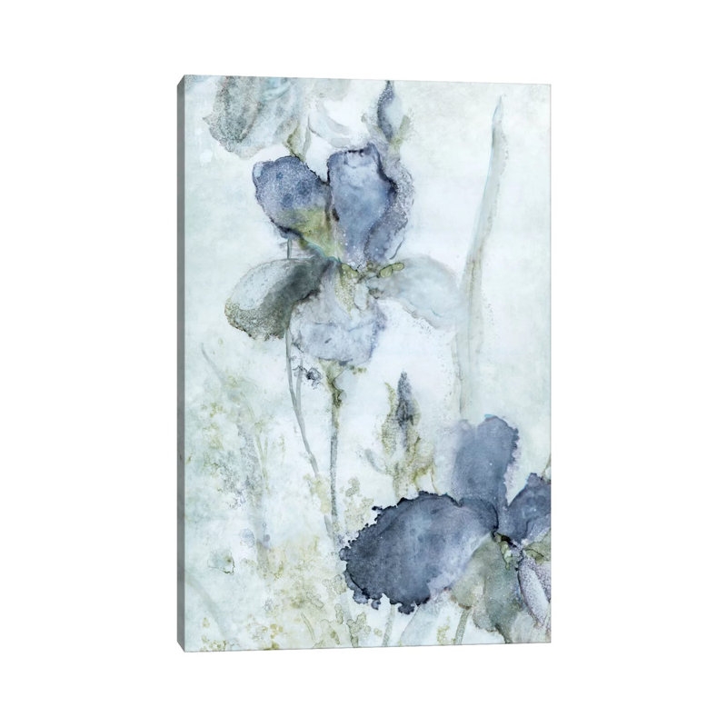 Morning Iris by Carol Robinson - Wrapped Canvas Painting, 30.48cm H x 20.32cm W x 1.91cm D