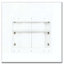 Armoire de rangement murale empilable de conception robuste