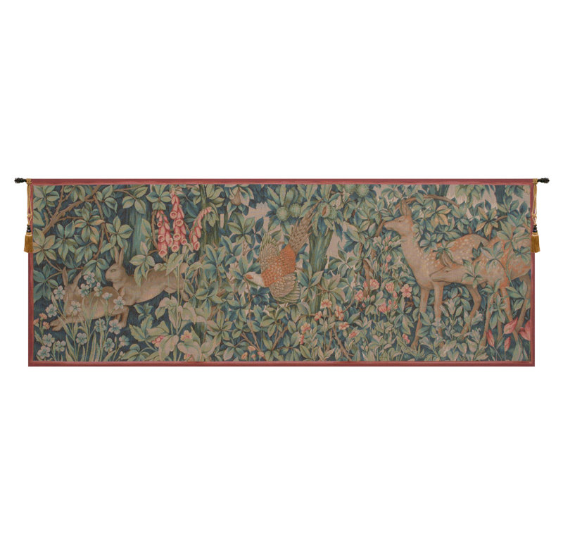 Loom Woven Cotton Blend Wall Hanging, 29" H x 79" W