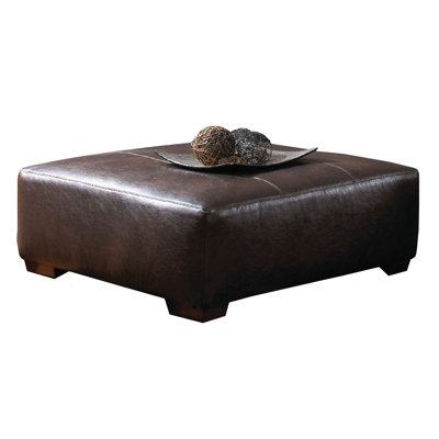 Semund 40" Square Cocktail Ottoman by Red Barrel Studio