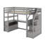 Lit mezzanine simple avec bureau et tablettes-1625706747