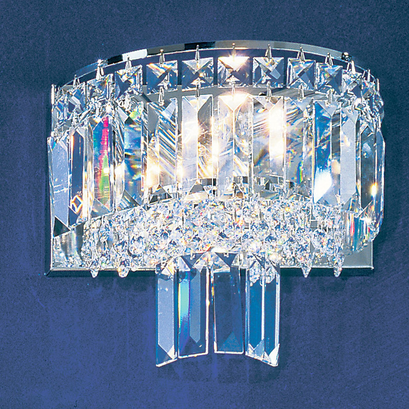 Plafonnier encastré 1 lumière Ambassador, Chrome, Crystalique Plus