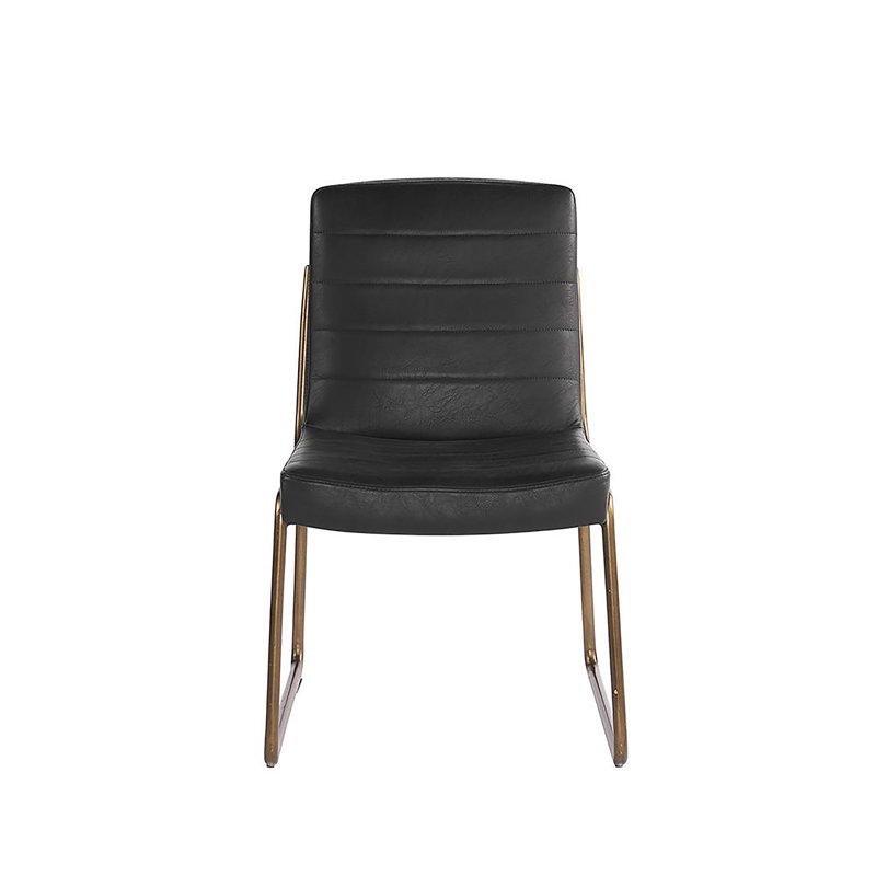 Chaise rembourrée Sancia - noire