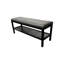 Banc de rangement rembourré en bambou Asheton