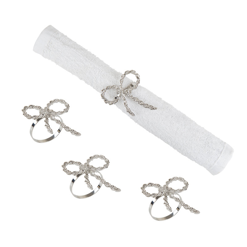 Porte-serviette Ribbon, Argent