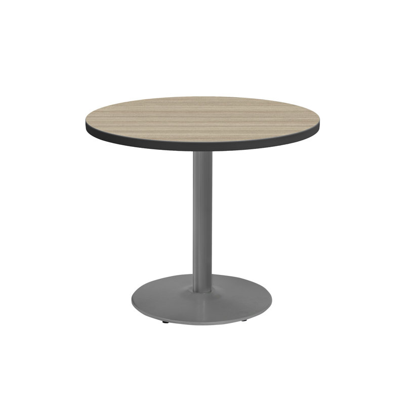 Table de cafétéria à tabouret circulaire avec structure métallique Marco Group Inc., H 30,13 po x L 30 po x l 30 po