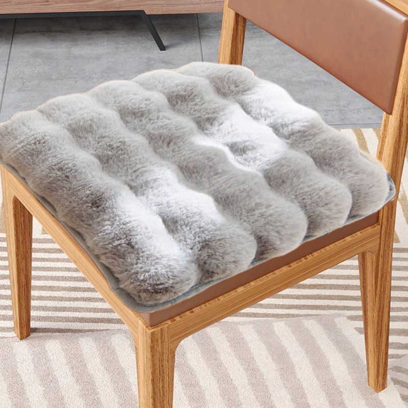 Seat Cushion Chair Cushions Thicken Soft Student Seat Pad Winter Warm Office Chair Sit Mat Non-Slip Stool Cushions 20x20in