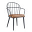 Chaises de salle à manger Abreha recouvertes de similicuir