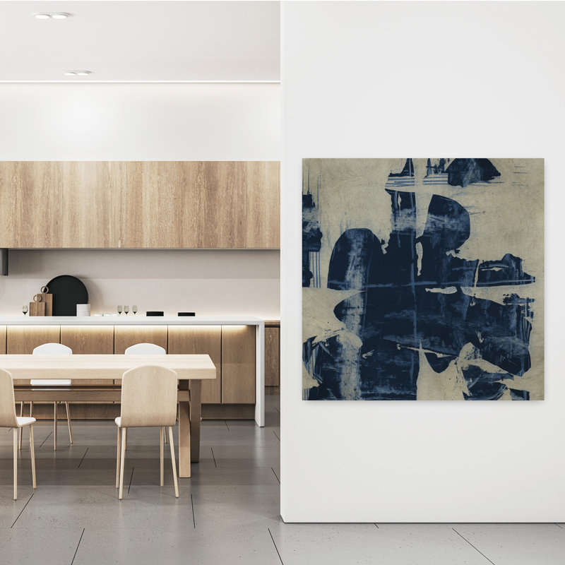 Art contemporain contemporain abstrait, H 48 po x l 48 po
