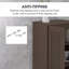 Armoire de rangement moderne de 69 po de hauteur avec tablettes mobiles - Armoire garde-manger avec portes à fermeture en douceur-1312063535