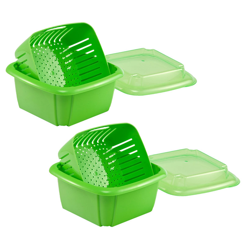 Ensemble de 2 contenants alimentaires Scheid, Vert