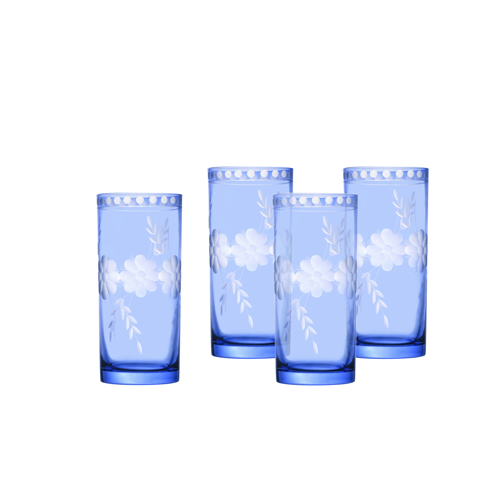 Celosia Baby Blue Highball 16 oz