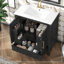 36" Bathroom vanity with sink, multi-functional bathroom cabinet with doors and storage shelves, featuring drawers-2018426841
