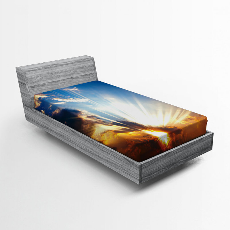 Drap-housse Clouds, Drap-housse de taille simple