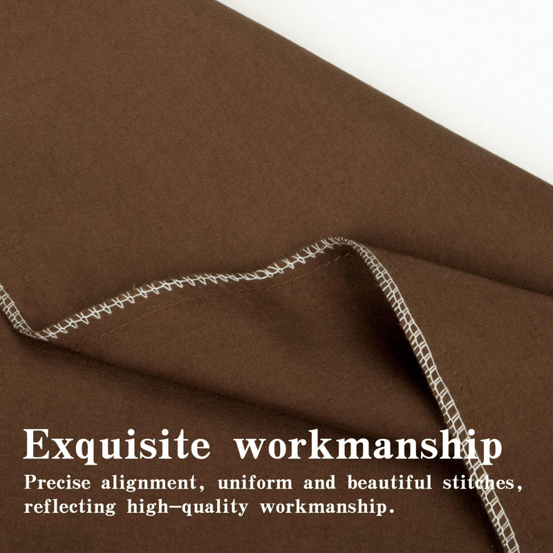 Flat Bed Sheet Only, 1800 Brushed Microfiber Bed Top Sheet - NTBAY, Brown, King Flat Sheet