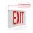 NICOR Lighting Thermoplastic LED Double Sided Exit Sign-52513177