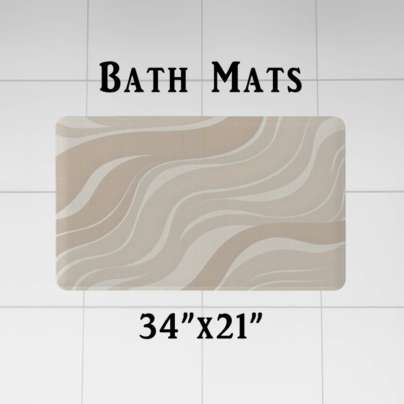 Evertas Abstract Shower Curtain, 93"H x 70"W