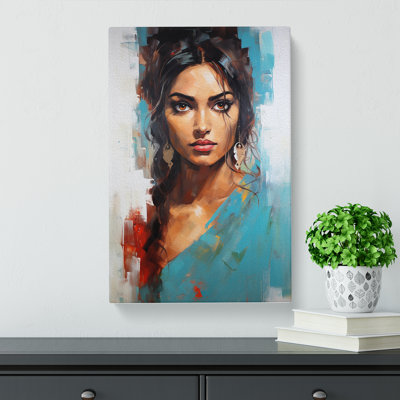 Indian Woman Gestural No.3 - Print